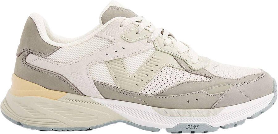 Van Lier leren sneakers grijs