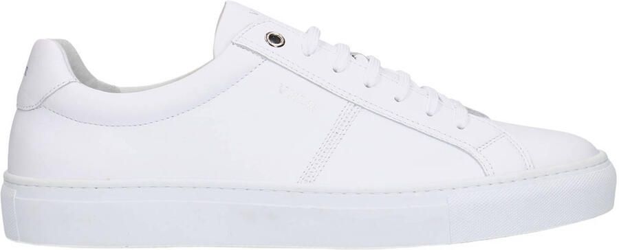 Van Lier Heren Witte leren sneakers