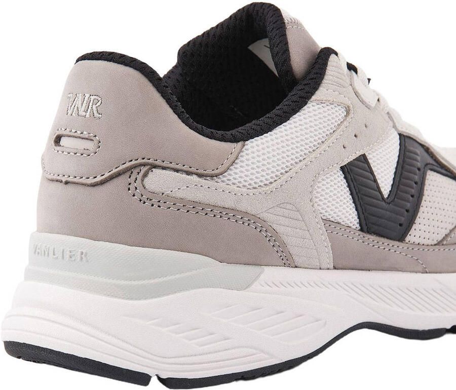 Van Lier leren sneakers wit blauw - Foto 2
