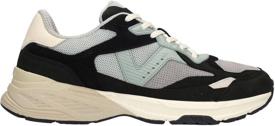 Van Lier Heren Zwarte nubuck sneakers