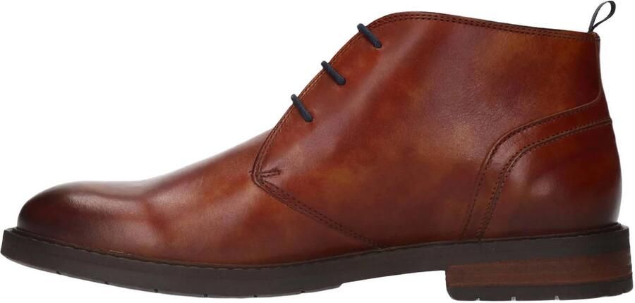 Van Lier Heren Cognac leren veterschoenen - Foto 3
