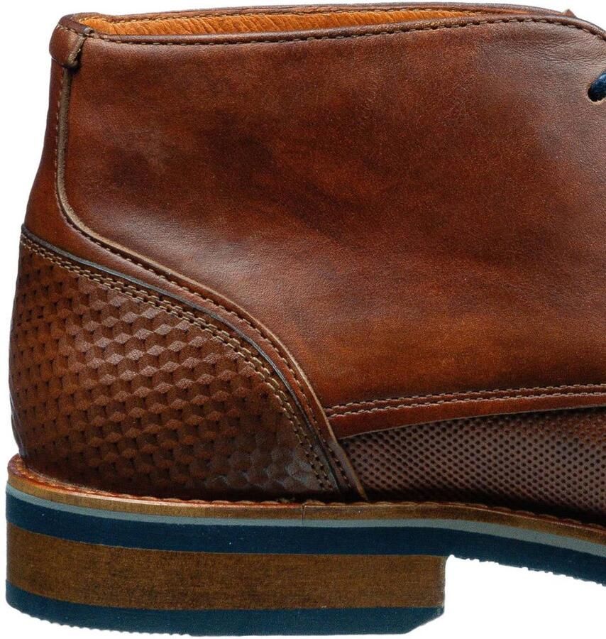 Van Lier leren veterschoenen cognac - Foto 2