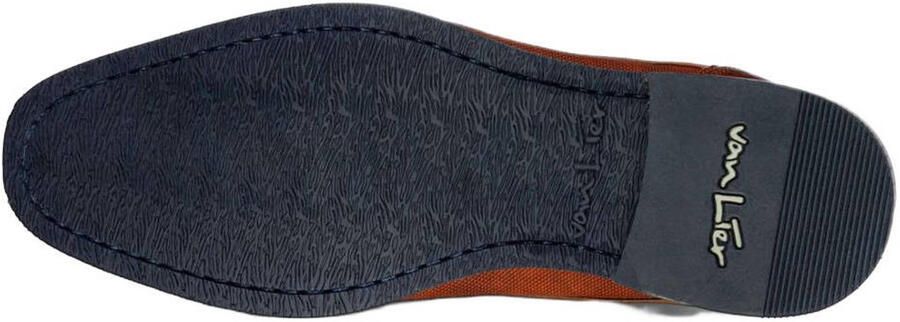 Van Lier leren veterschoenen cognac - Foto 3