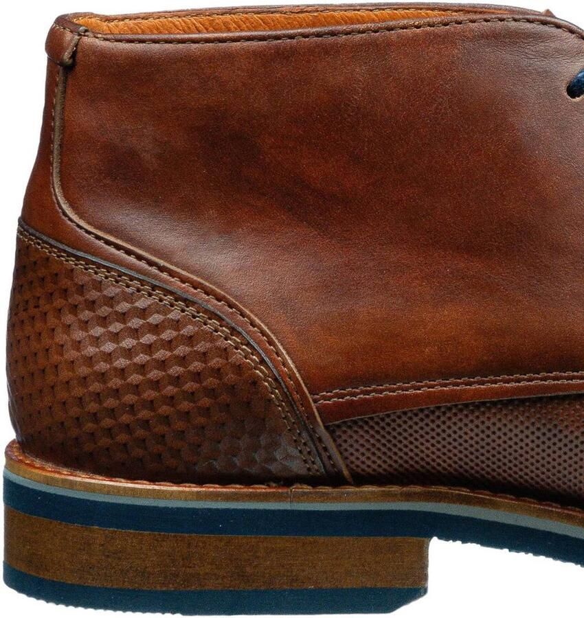 Van Lier leren veterschoenen cognac - Foto 2