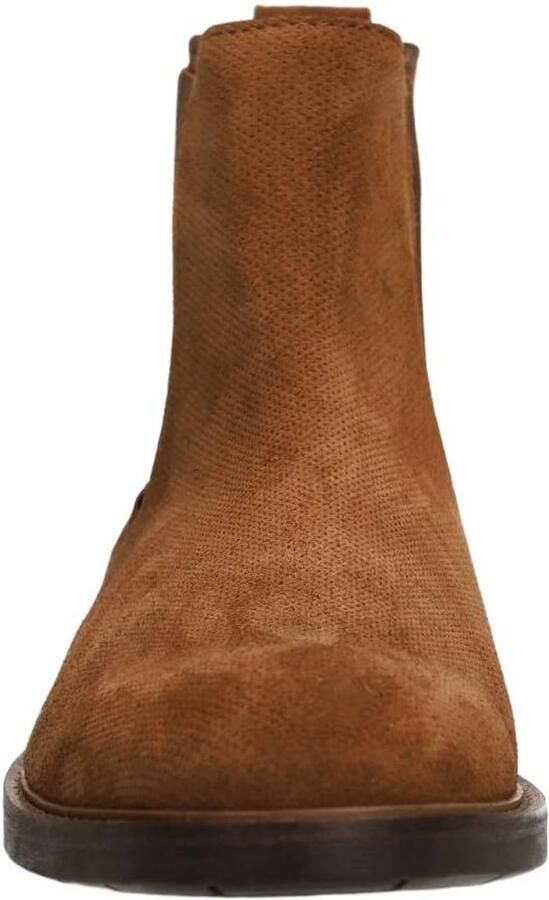 Van Lier Heren Cognac Boston suède chelsea boots - Foto 3