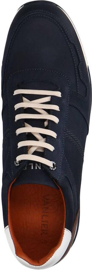 Van Lier Heren Blauwe nubuck sneakers - Foto 3