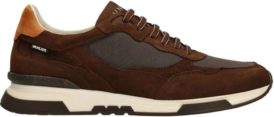 Van Lier Heren Bruine Romeo suède sneakers