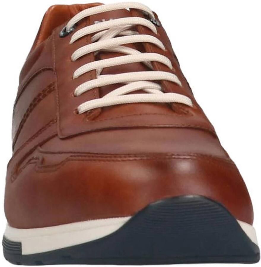 Van Lier Heren Cognac leren sneakers - Foto 2
