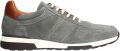 Van Lier Heren Grijze Positano suède sneakers - Grijs