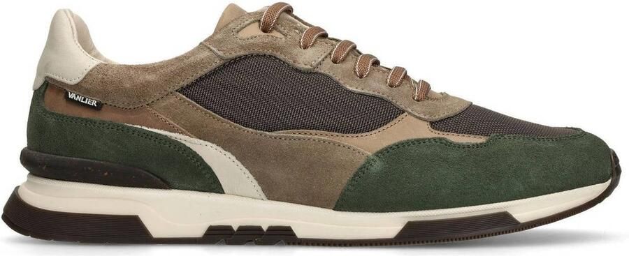 Van Lier Heren Groene Romeo suède sneakers