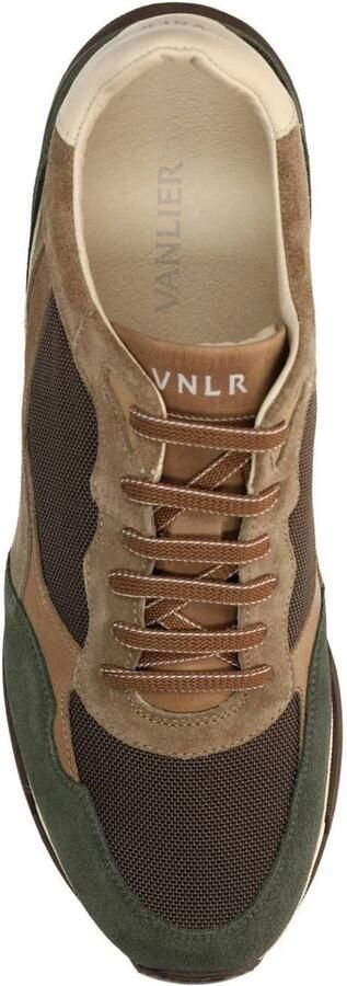 Van Lier Heren Groene Romeo suède sneakers - Foto 3