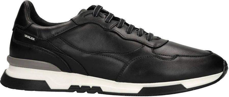Van Lier Heren Zwarte leren sneakers - Foto 2