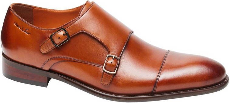 Van Lier Vienna gespschoenen cognac