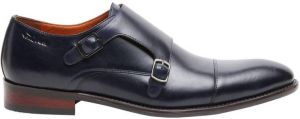 Van Lier Vienna gespschoenen donkerblauw