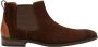 Van Lier Vienna suède chelsea boots bruin - Thumbnail 1