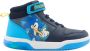 Sonic Blauwe hoge sneaker - Thumbnail 1