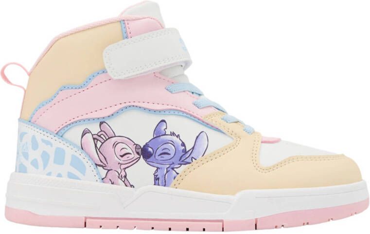 VanHaren sneakers lichtroze lichtgeel