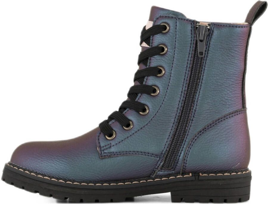 VanHaren Stitch veterboots blauw - Foto 3