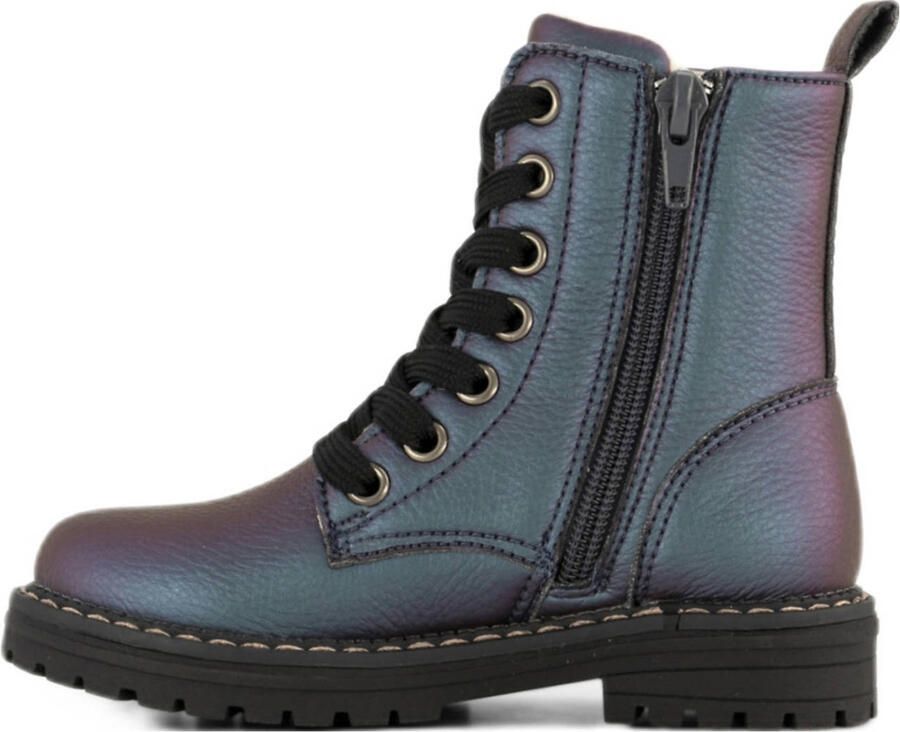 VanHaren Stitch veterboots blauw - Foto 2