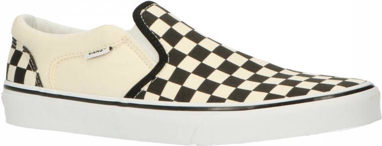VANS Asher Checkerboard sneakers zwart wit