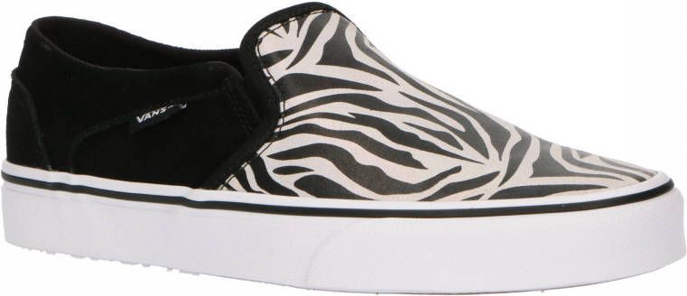 Vans WM Asher Dames Sneakers 40 Metallic Zebra Black White