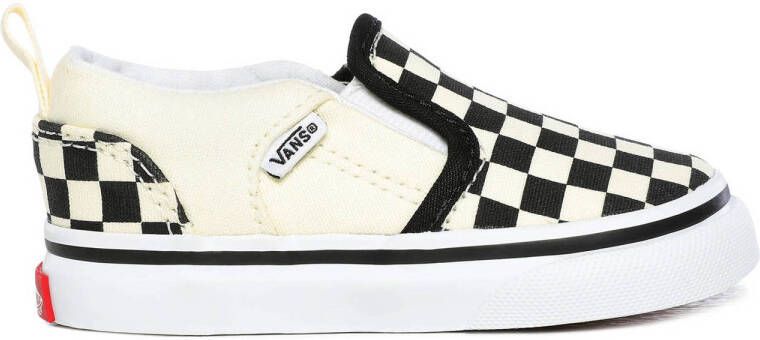 Vans TD Asher V Checkers Sneakers Black Natural