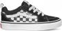 Vans VN0A3MVP5GX unisex kinder veterschoenen zwart - Thumbnail 1