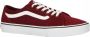 VANS Filmore Decon suède sneakers donkerrood wit - Thumbnail 1