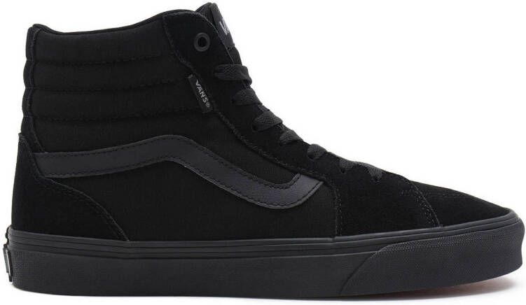 Vans Sk8-Hi Schoenen Black Leer Textil 5 Foot Locker