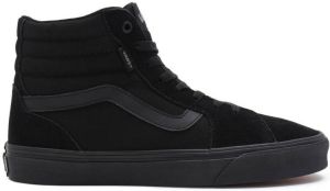 Vans Sk8-Hi Heren Schoenen Black Leer Textil 5 Foot Locker