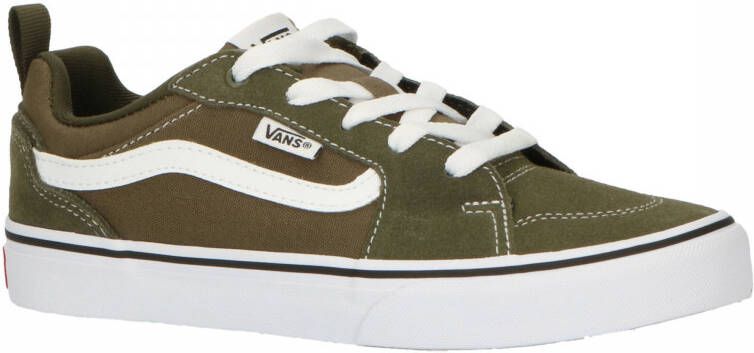 Vans Filmore sneakers kakigroen wit Suede Effen 37