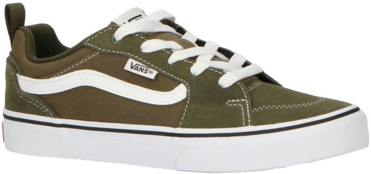 Vans Filmore sneakers kakigroen wit Suede Effen 37
