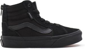 Vans filmore high zip sneakers zwart kinderen