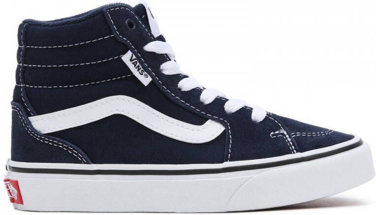 VANS Filmore Hi suède sneakers blauw wit