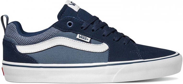 VANS Filmore suède sneakers blauw demin wit