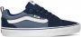 Vans MN Filmore Heren Sneakers Suede Canvas Dress Blue - Thumbnail 1