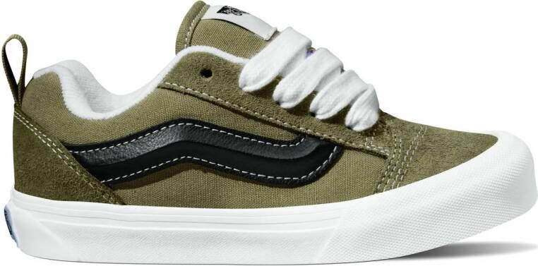 Vans Knu Skool Unisex Schoenen Olijf Maat: 36.5 Leer Foot Locker
