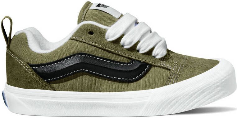 Vans Knu Skool Unisex Schoenen Olijf Maat: 36.5 Leer Foot Locker