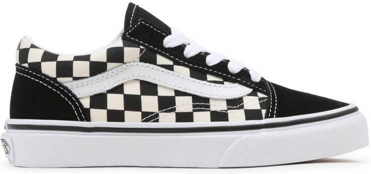 Vans Old Skool voorschools Schoenen Black Leer Textil 5 Foot Locker