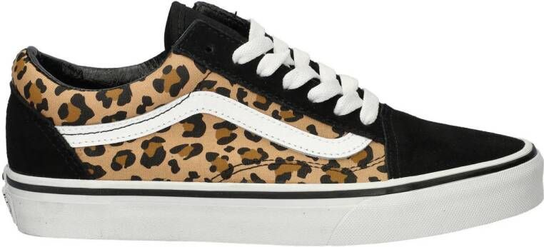 VANS Old Skool Animal sneakers zwart beige