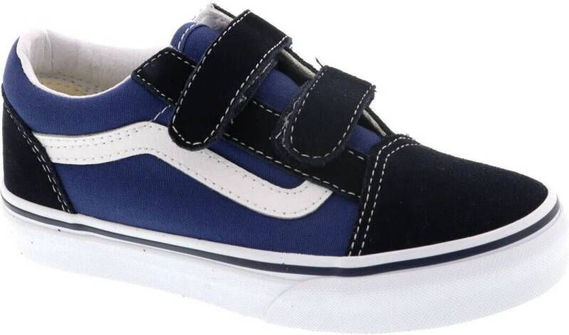 Vans Old Skool sneakers zwart donkerblauw Canvas Meerkleurig 30