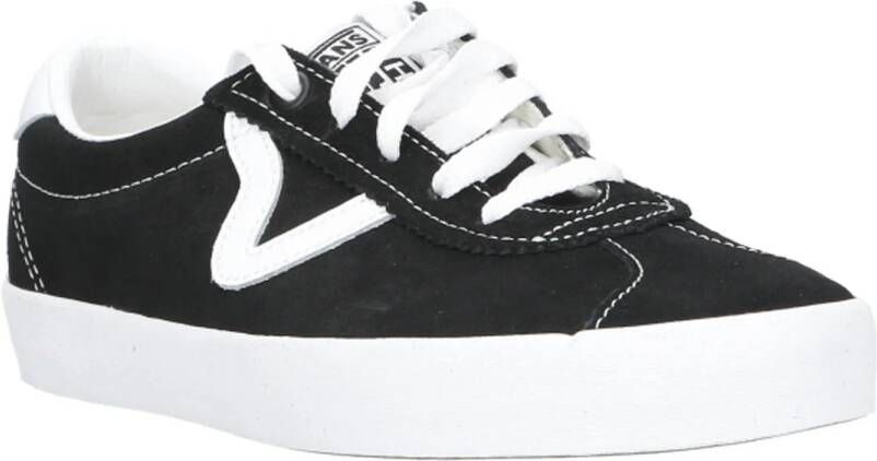 Vans Sport Low | Black White Zwart Suede Lage sneakers Unisex