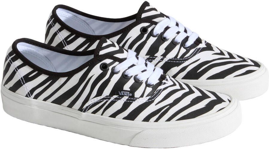 VANS Authentic Animalier sneakers met zebraprint wit zwart - Foto 3