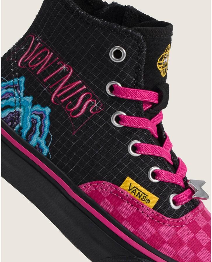 Vans Authentic Hi 2.0 Zip katoenen sneakers zwart - Foto 2