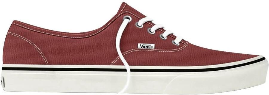 Vans Authentic katoenen sneakers rood wit