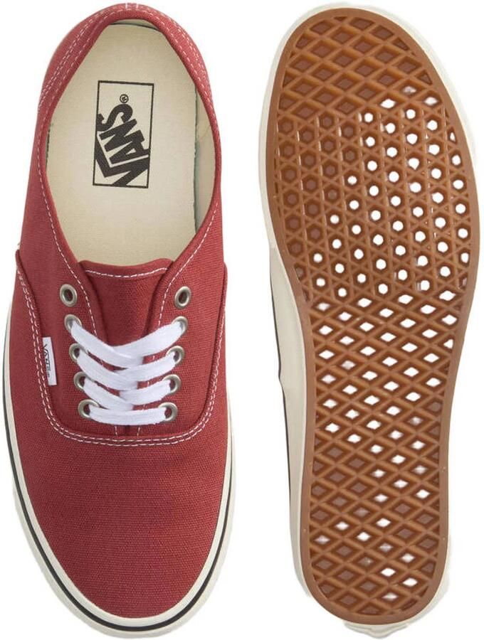 Vans Authentic katoenen sneakers rood wit - Foto 2