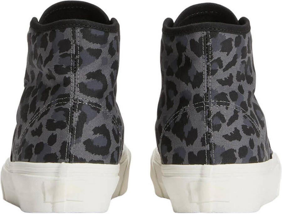 Vans Authentic sneakers met panterprint zwart zilvergrijs - Foto 2