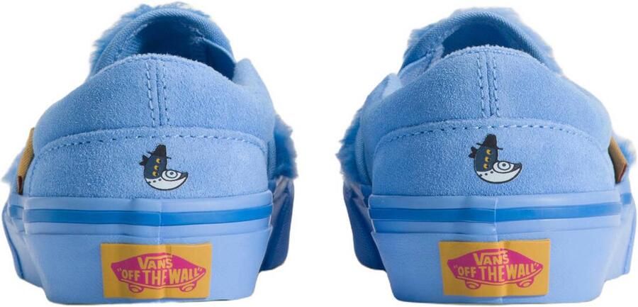 Vans Classic Slip-On katoenen sneakers met print lichtblauw - Foto 3