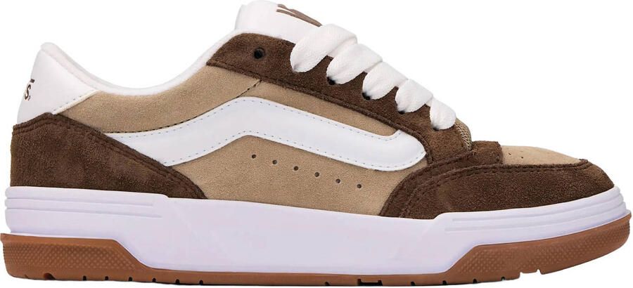 VANS Hylande suede sneakers donkerbruin beige