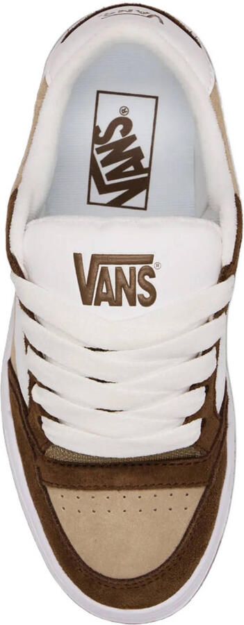 VANS Hylande suede sneakers donkerbruin beige - Foto 2